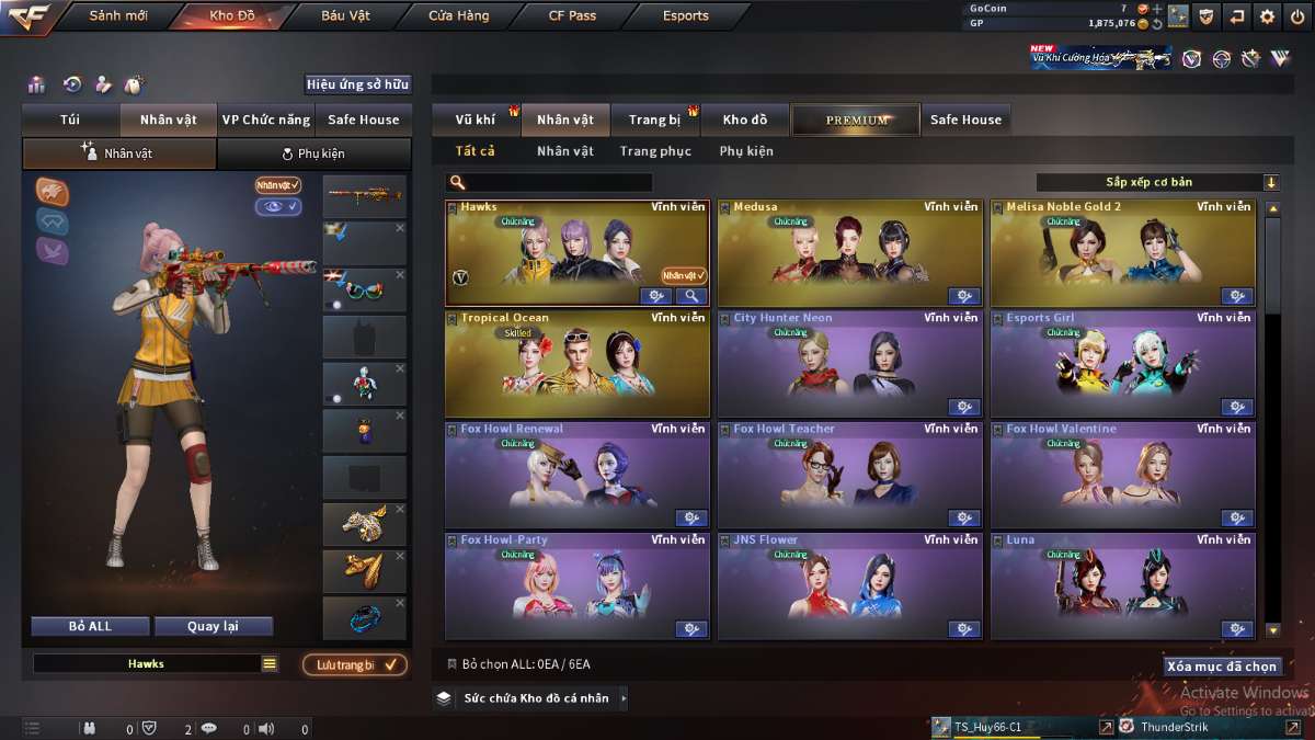 shop acc cf uy tin gia re